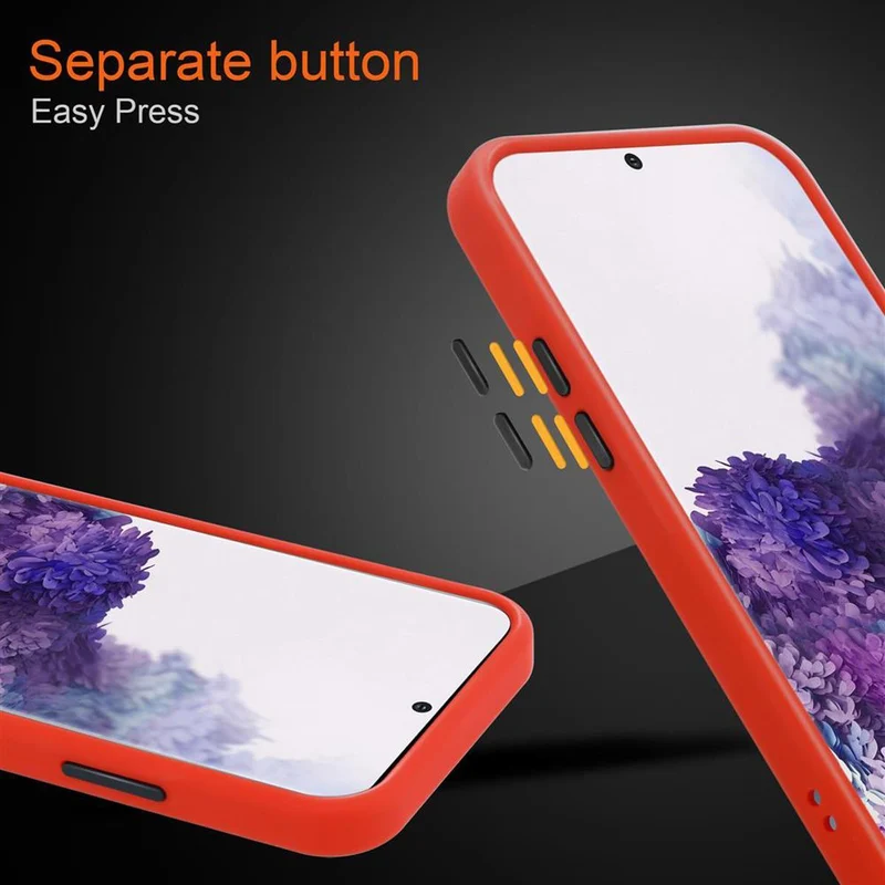 Cadorabo Hülle kompatibel mit Samsung Galaxy S20 PLUS Hybrid Schutzhülle mit TPU Silikon Innenseite und matter Kunststoff Rückseite