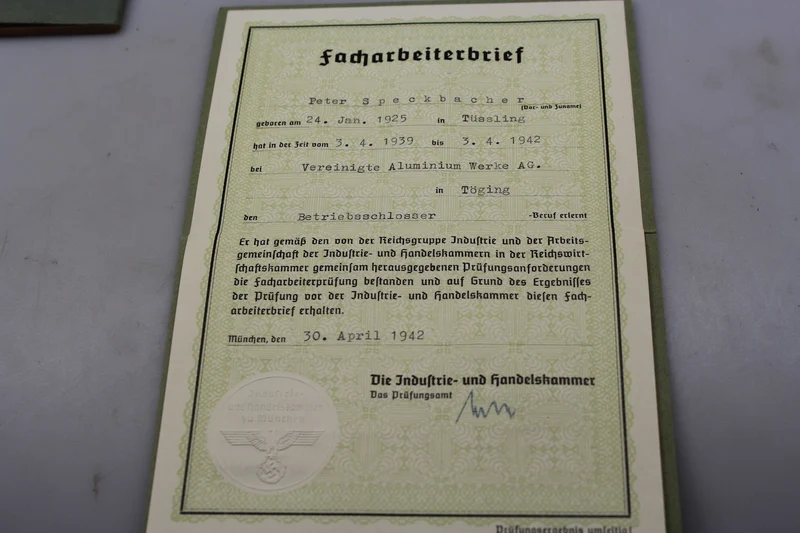 "Für Leistungen im Deutschen Jungvolk" Be-Vo
