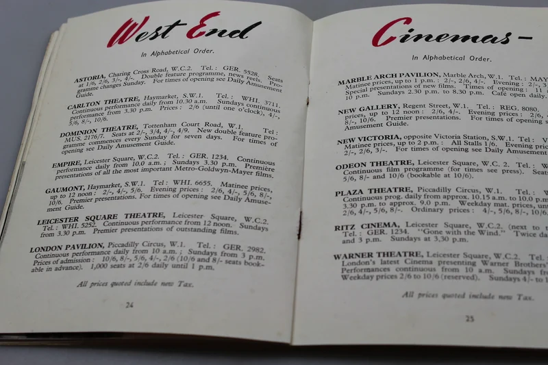 "London dienstfrei" 1942