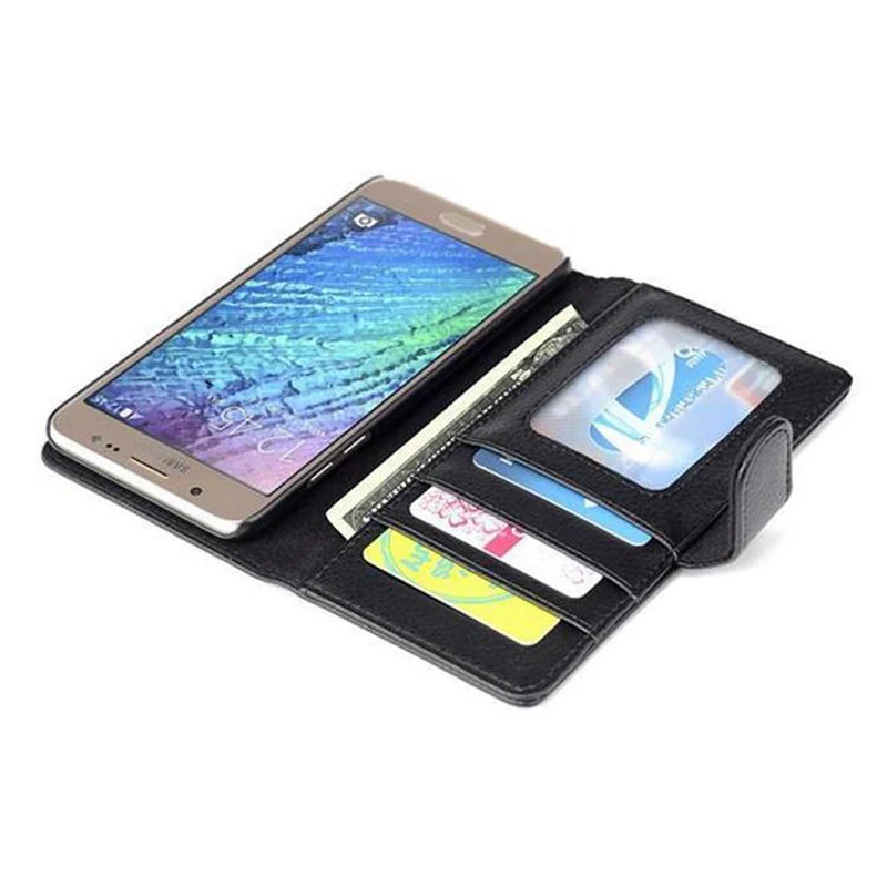 Cadorabo Hülle kompatibel mit Samsung Galaxy J5 2016 Schutzhülle mit Magnetverschluss und 3 Kartenfächern