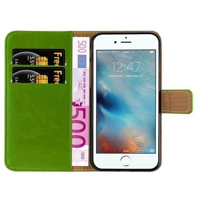 Cadorabo Hülle kompatibel mit Apple iPhone 7 / 7S / 8 / SE 2020 Schutzhülle mit Magnetverschluss, Standfunktion und Kartenfach