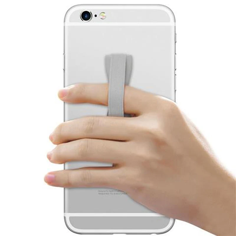 Cadorabo Finger-Halterung Sling Grip für Smartphone / Tablet / iPod / eReader Griff Henkel Sling Schlaufe Riemen in ROSA