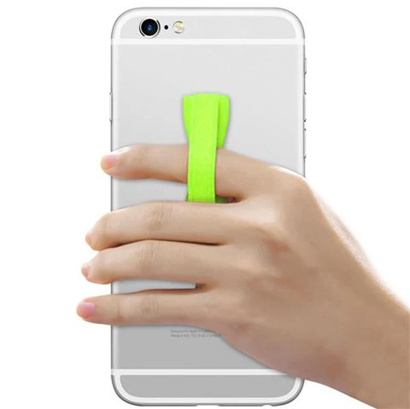 Cadorabo Finger-Halterung Sling Grip für Smartphone / Tablet / iPod / eReader Griff Henkel Sling Schlaufe Riemen in ROSA