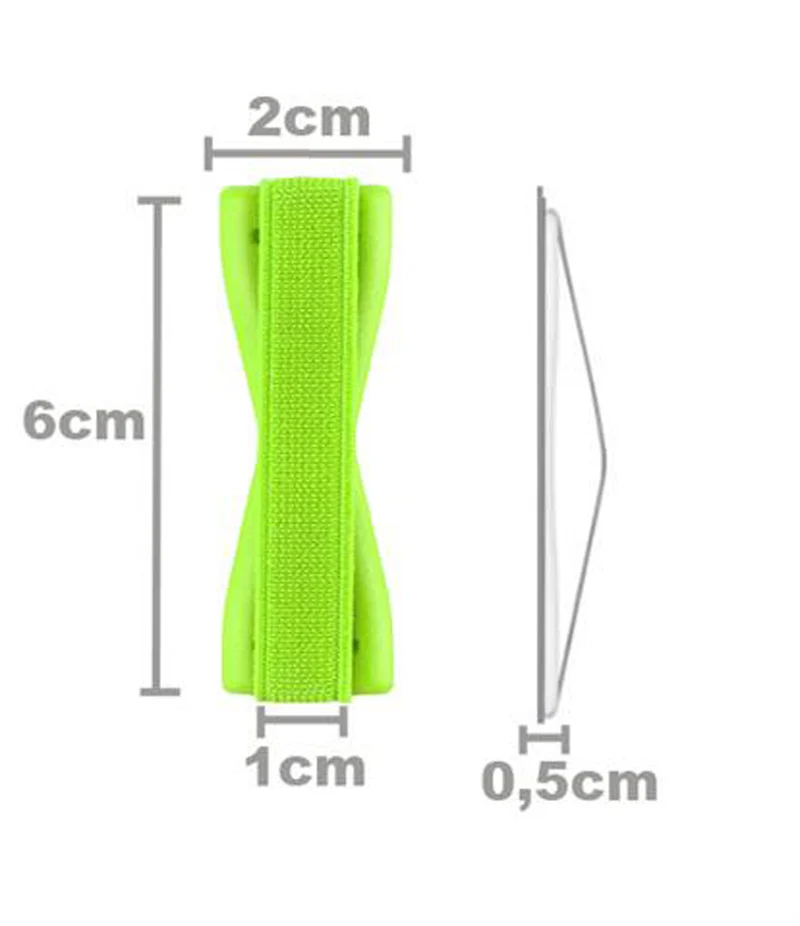 Cadorabo Finger-Halterung Sling Grip für Smartphone / Tablet / iPod / eReader Griff Henkel Sling Schlaufe Riemen in ROSA