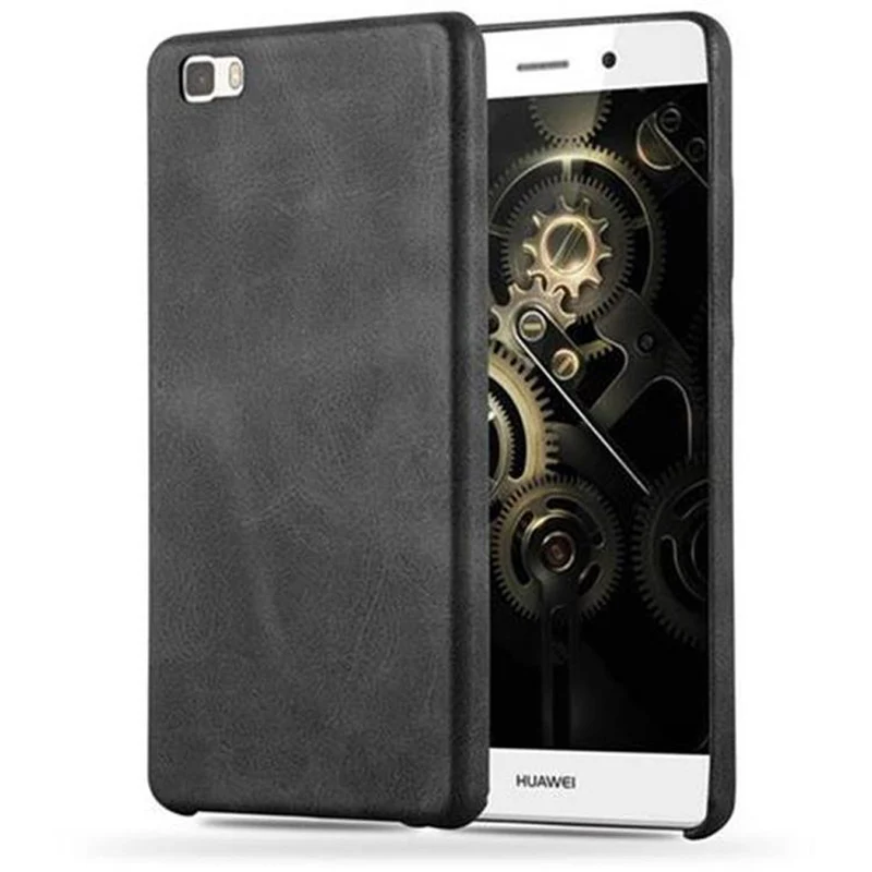 Cadorabo Hülle kompatibel mit Huawei P8 LITE 2015 Hard Case Schutzhülle aus Kunstleder