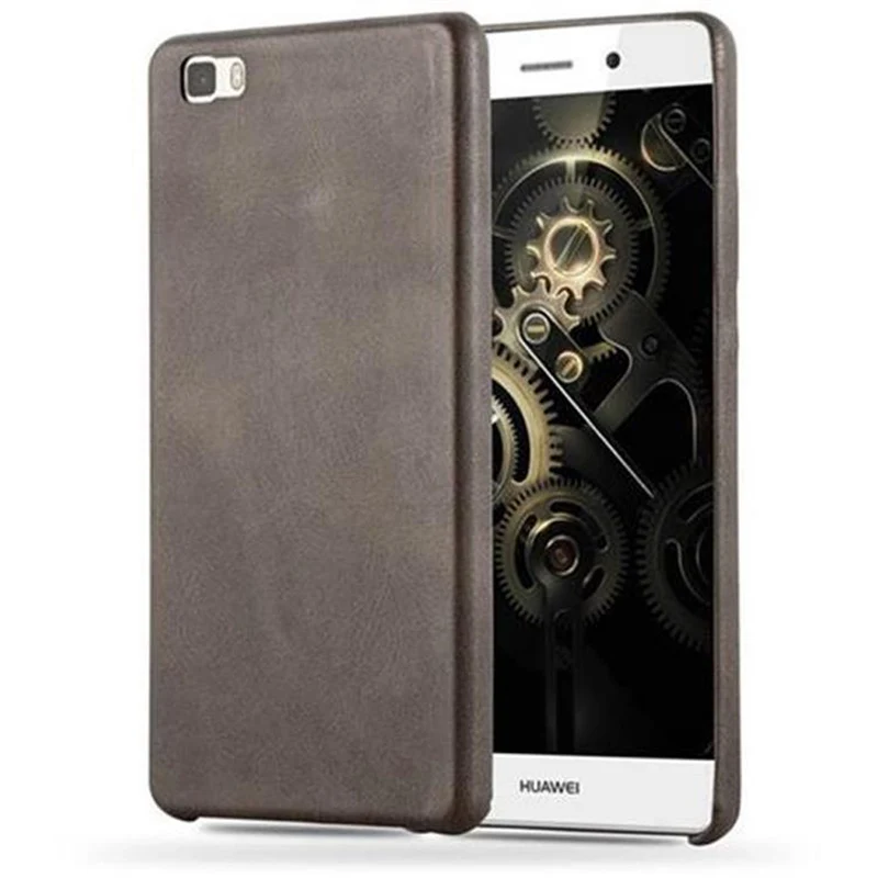 Cadorabo Hülle kompatibel mit Huawei P8 LITE 2015 Hard Case Schutzhülle aus Kunstleder