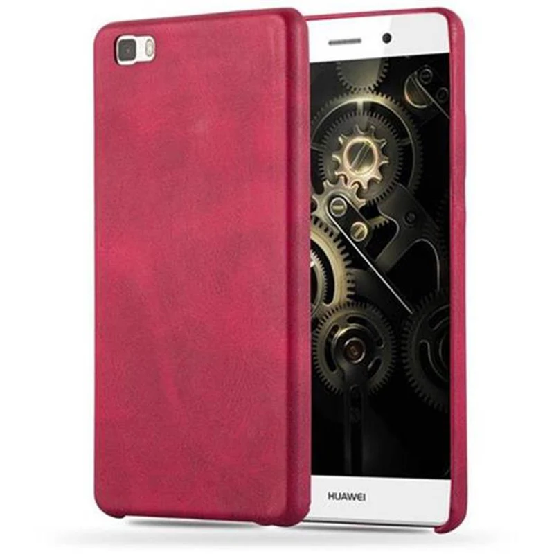 Cadorabo Hülle kompatibel mit Huawei P8 LITE 2015 Hard Case Schutzhülle aus Kunstleder