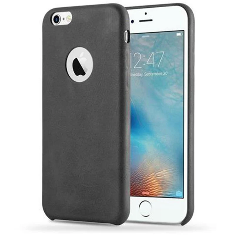 Cadorabo Hülle kompatibel mit Apple iPhone 6 / 6S Hard Case Schutzhülle aus Kunstleder