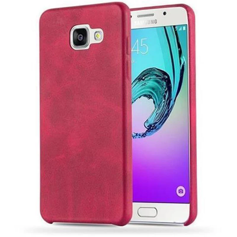 Cadorabo Hülle kompatibel mit Samsung Galaxy A5 2015 Hard Case Schutzhülle aus Kunstleder