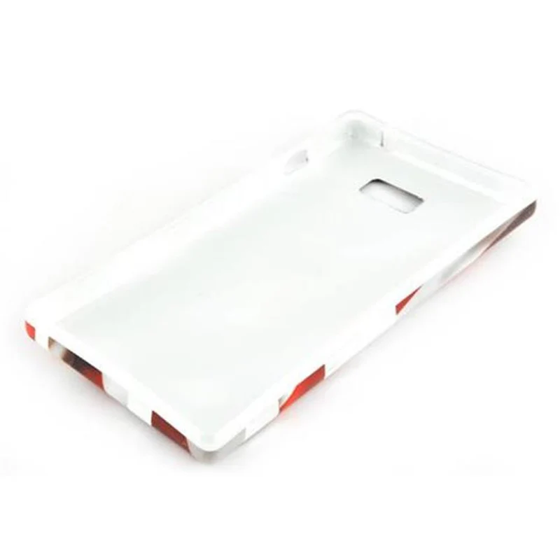 Cadorabo Hülle kompatibel mit Sony Xperia M2 / M2 AQUA mit STARS AND STRIPES Aufdruck - Hard Case Schutzhülle im trendigen Design
