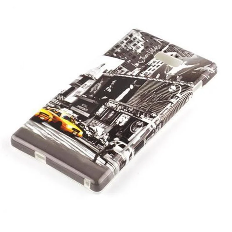 Cadorabo Hülle kompatibel mit Sony Xperia M2 / M2 AQUA mit STARS AND STRIPES Aufdruck - Hard Case Schutzhülle im trendigen Design