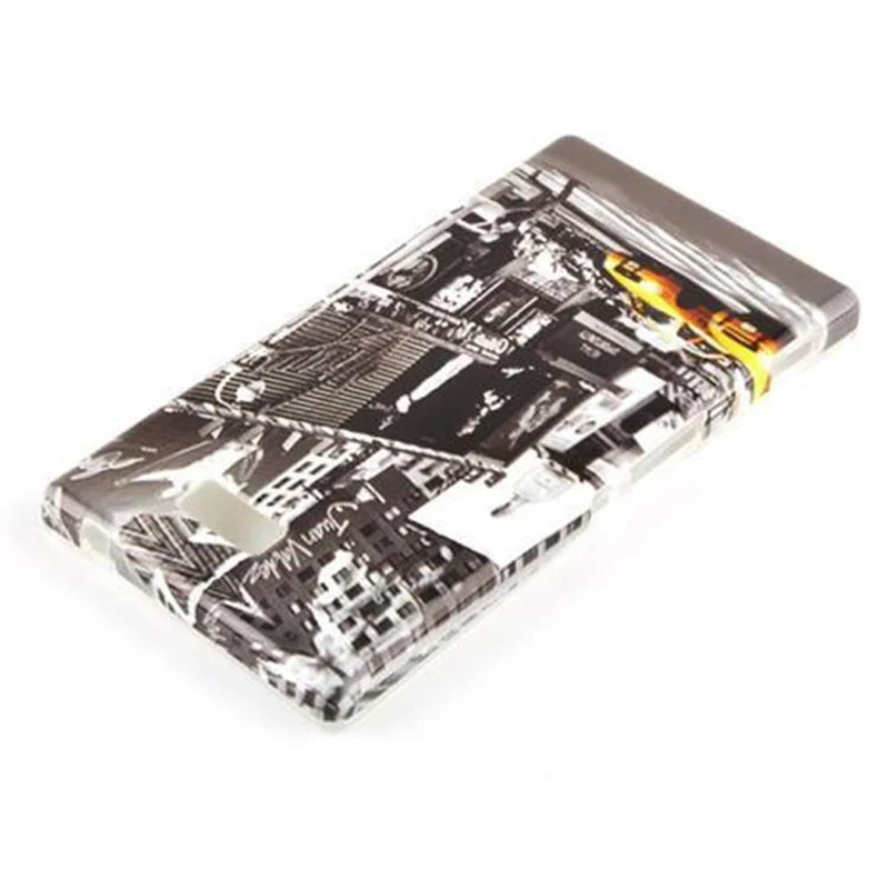 Cadorabo Hülle kompatibel mit Sony Xperia M2 / M2 AQUA mit STARS AND STRIPES Aufdruck - Hard Case Schutzhülle im trendigen Design