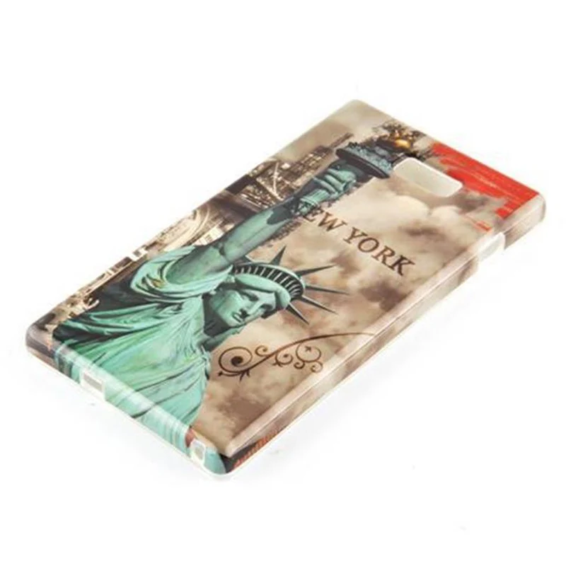 Cadorabo Hülle kompatibel mit Sony Xperia M2 / M2 AQUA mit STARS AND STRIPES Aufdruck - Hard Case Schutzhülle im trendigen Design