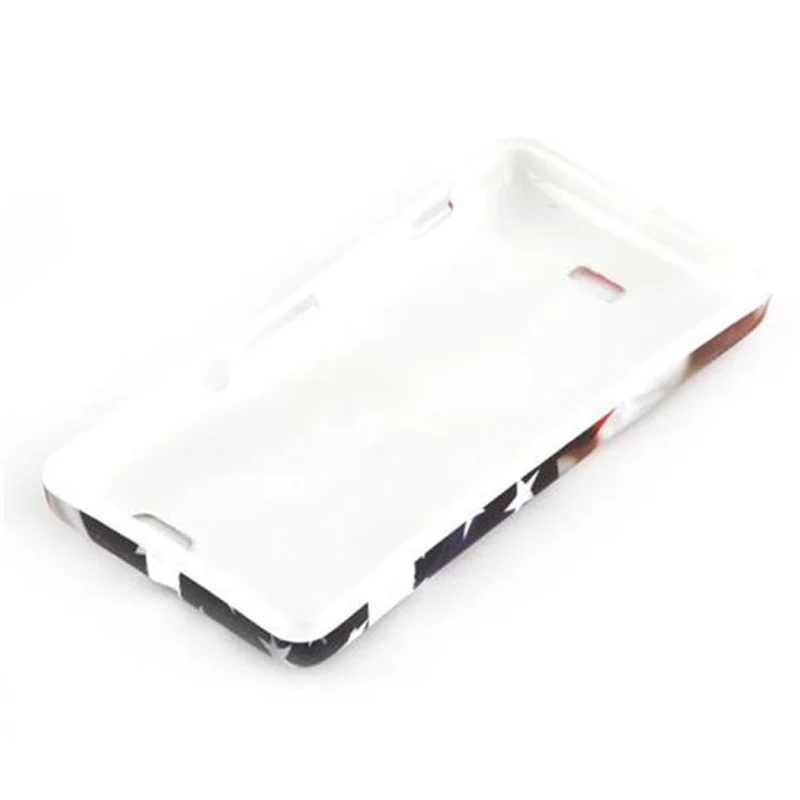 Cadorabo Hülle kompatibel mit Sony Xperia M mit STARS AND STRIPES Aufdruck - Hard Case Schutzhülle im trendigen Design