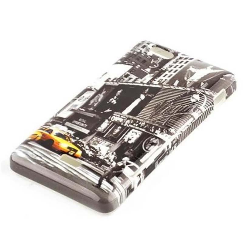 Cadorabo Hülle kompatibel mit Sony Xperia M mit STARS AND STRIPES Aufdruck - Hard Case Schutzhülle im trendigen Design