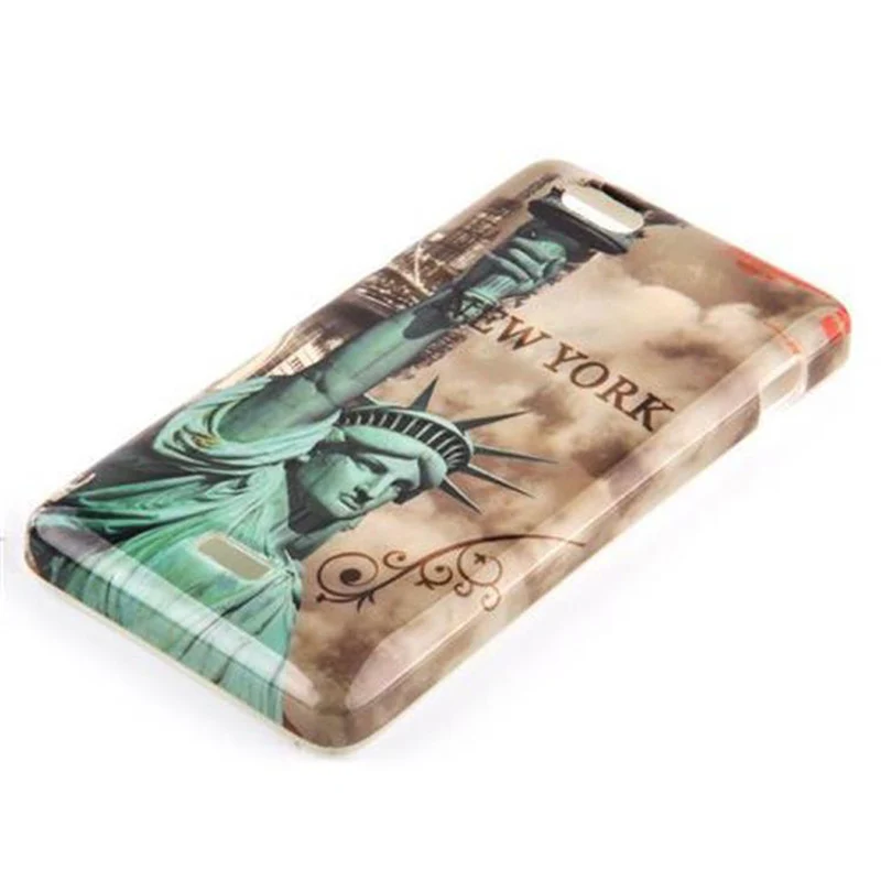 Cadorabo Hülle kompatibel mit Sony Xperia M mit STARS AND STRIPES Aufdruck - Hard Case Schutzhülle im trendigen Design