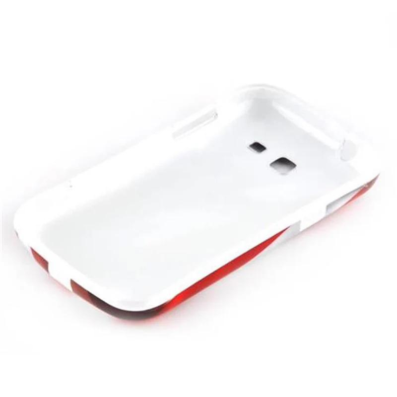 Cadorabo Hülle kompatibel mit Samsung Galaxy TREND LITE mit STARS AND STRIPES Aufdruck - Hard Case Schutzhülle im trendigen Design
