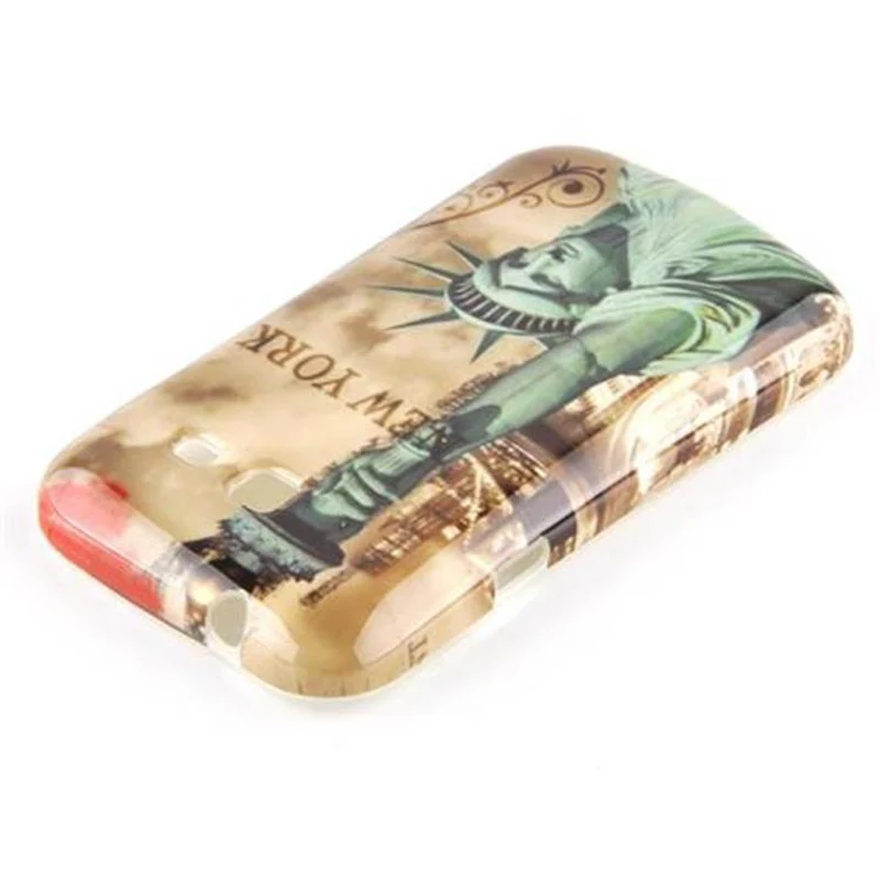 Cadorabo Hülle kompatibel mit Samsung Galaxy TREND LITE mit STARS AND STRIPES Aufdruck - Hard Case Schutzhülle im trendigen Design