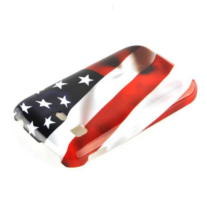 Cadorabo Hülle kompatibel mit Samsung Galaxy POCKET mit STARS AND STRIPES Aufdruck - Hard Case Schutzhülle im trendigen Design