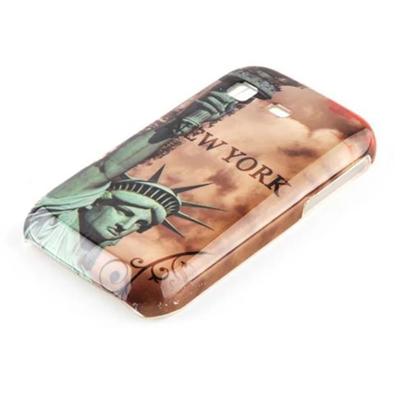 Cadorabo Hülle kompatibel mit Samsung Galaxy POCKET mit STARS AND STRIPES Aufdruck - Hard Case Schutzhülle im trendigen Design