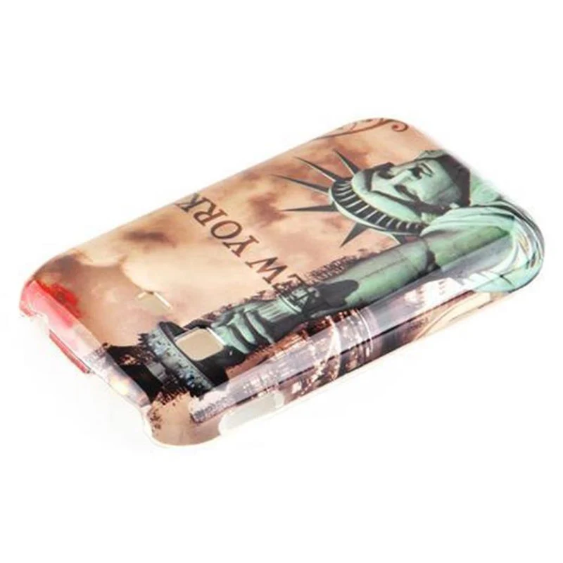 Cadorabo Hülle kompatibel mit Samsung Galaxy POCKET mit STARS AND STRIPES Aufdruck - Hard Case Schutzhülle im trendigen Design
