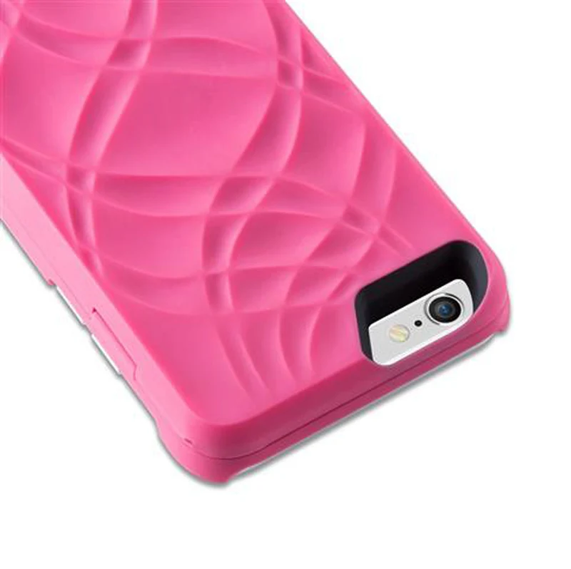 Cadorabo Hülle kompatibel mit Apple iPhone 6 / 6S Hard Case Schutzhülle mit Spiegel und Kartenfächern