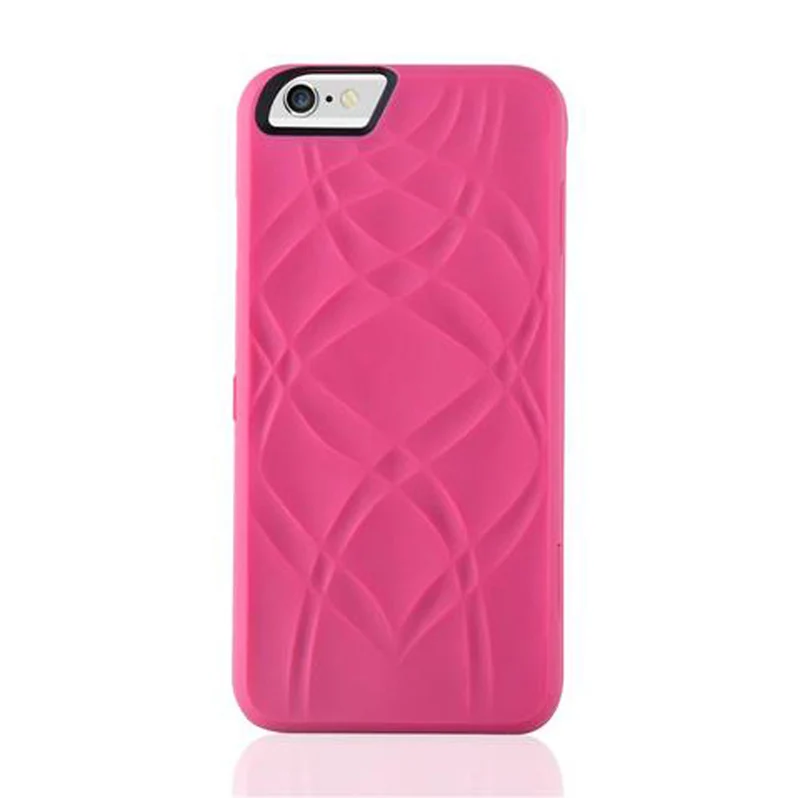 Cadorabo Hülle kompatibel mit Apple iPhone 6 / 6S Hard Case Schutzhülle mit Spiegel und Kartenfächern