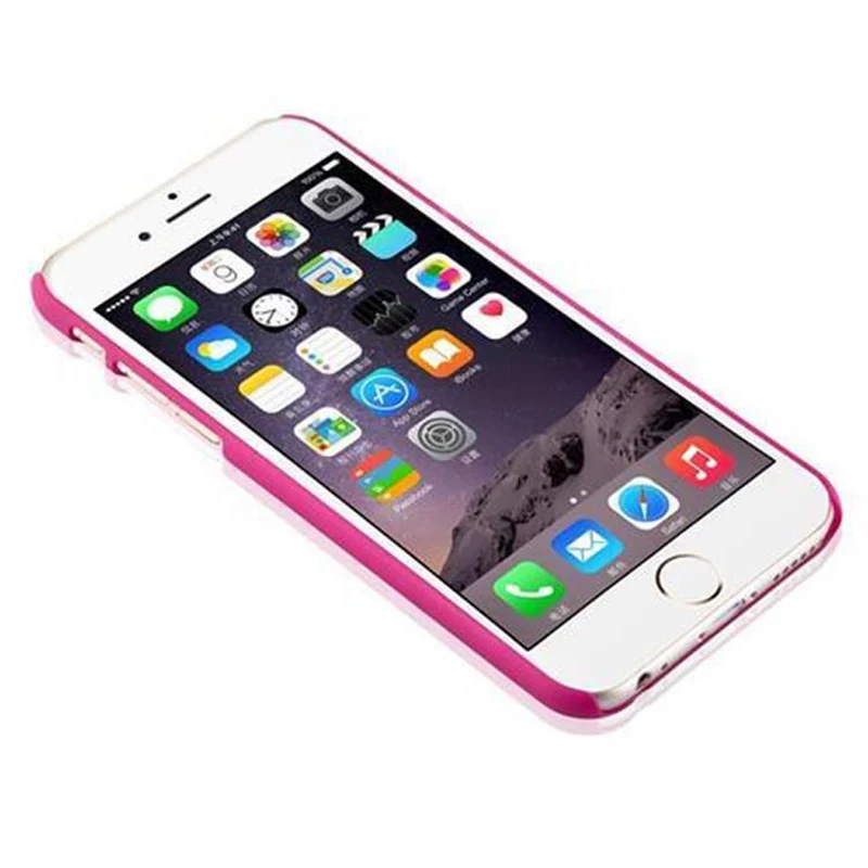 Cadorabo Hülle kompatibel mit Apple iPhone 6 / 6S Hard Case Schutzhülle in Blumen Paisley Henna Design gegen Kratzer und Stöße
