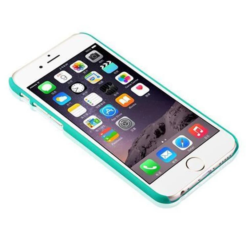 Cadorabo Hülle kompatibel mit Apple iPhone 6 / 6S Hard Case Schutzhülle in Blumen Paisley Henna Design gegen Kratzer und Stöße
