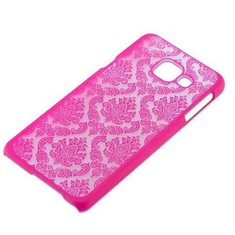Cadorabo Hülle kompatibel mit Samsung Galaxy A3 2016 Hard Case Schutzhülle in Blumen Paisley Henna Design gegen Kratzer und Stöße