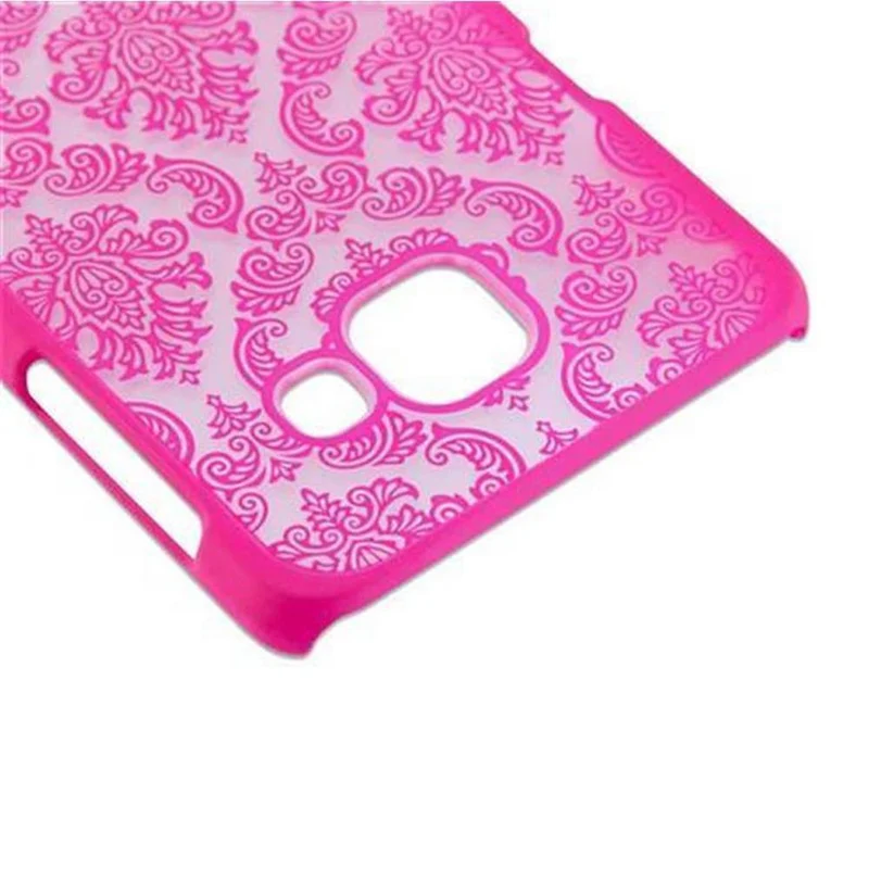 Cadorabo Hülle kompatibel mit Samsung Galaxy A3 2016 Hard Case Schutzhülle in Blumen Paisley Henna Design gegen Kratzer und Stöße
