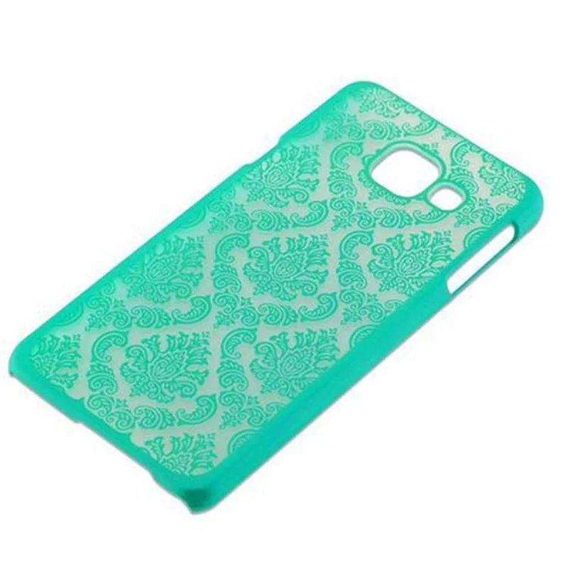 Cadorabo Hülle kompatibel mit Samsung Galaxy A3 2016 Hard Case Schutzhülle in Blumen Paisley Henna Design gegen Kratzer und Stöße