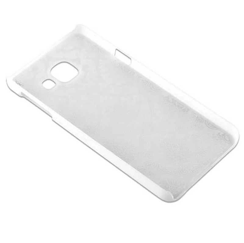 Cadorabo Hülle kompatibel mit Samsung Galaxy A3 2016 Hard Case Schutzhülle in Blumen Paisley Henna Design gegen Kratzer und Stöße