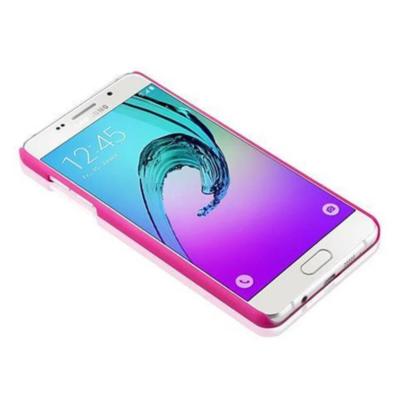 Cadorabo Hülle kompatibel mit Samsung Galaxy A5 2016 Hard Case Schutzhülle in Blumen Paisley Henna Design gegen Kratzer und Stöße