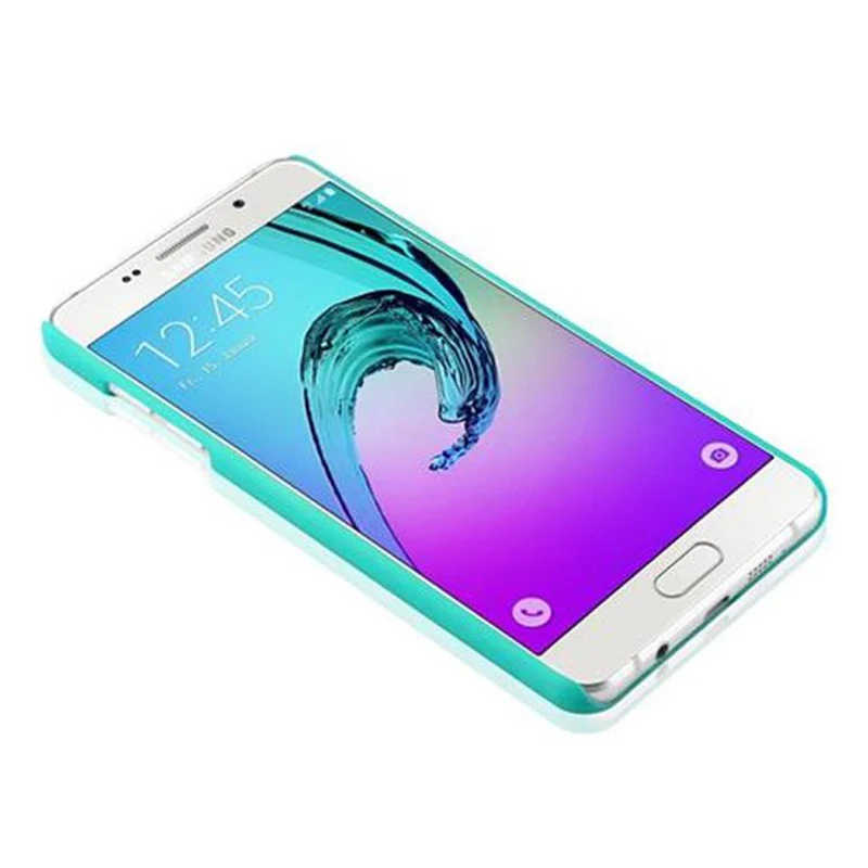 Cadorabo Hülle kompatibel mit Samsung Galaxy A5 2016 Hard Case Schutzhülle in Blumen Paisley Henna Design gegen Kratzer und Stöße