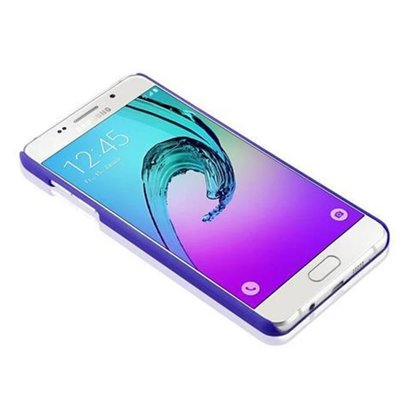 Cadorabo Hülle kompatibel mit Samsung Galaxy A5 2016 Hard Case Schutzhülle in Blumen Paisley Henna Design gegen Kratzer und Stöße