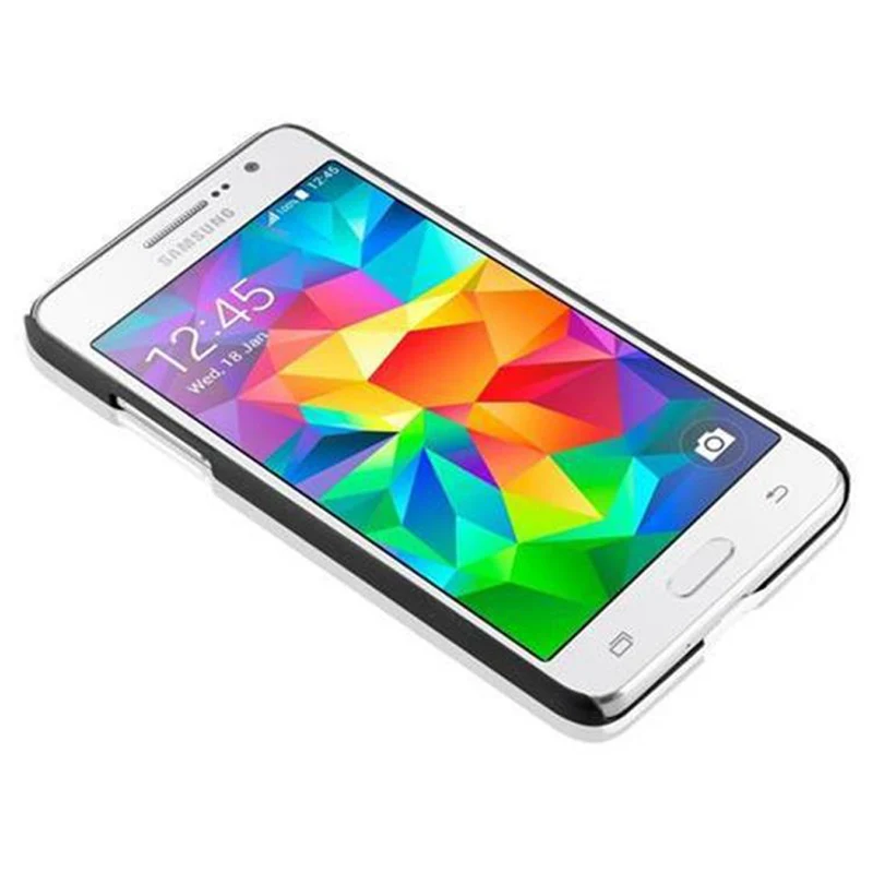 Cadorabo Hülle kompatibel mit Samsung Galaxy GRAND PRIME Hard Case Schutzhülle in Blumen Paisley Henna Design gegen Kratzer und Stöße