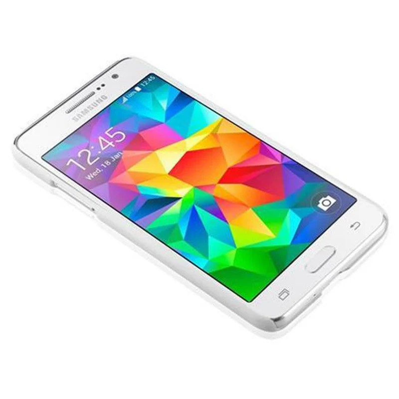 Cadorabo Hülle kompatibel mit Samsung Galaxy GRAND PRIME Hard Case Schutzhülle in Blumen Paisley Henna Design gegen Kratzer und Stöße