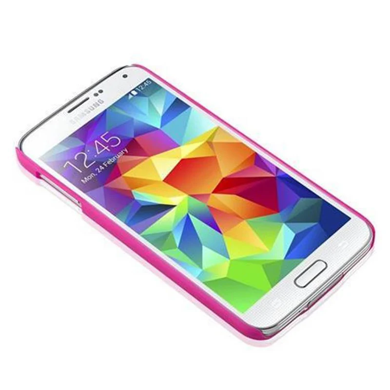 Cadorabo Hülle kompatibel mit Samsung Galaxy S5 / S5 NEO Hard Case Schutzhülle in Blumen Paisley Henna Design gegen Kratzer und Stöße