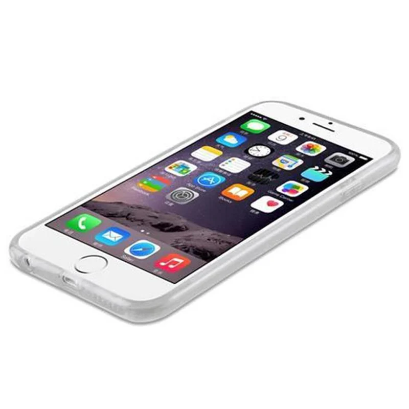 Cadorabo Hülle kompatibel mit Apple iPhone 6 / 6S TPU Silikon und Hard Case Schutzhülle im Glitzer Design