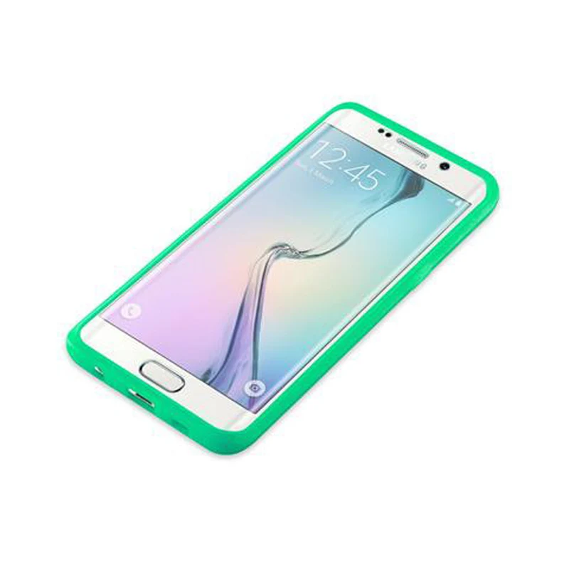 Cadorabo Hülle kompatibel mit Samsung Galaxy S6 EDGE PLUS 360° Full Body Schutzhülle - Front- und Rückenschutz, Rundumschutz mit Displayschutz