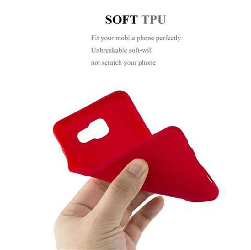 Cadorabo Hülle kompatibel mit Samsung Galaxy A3 2016 Schutzhülle aus flexiblem TPU Silikon