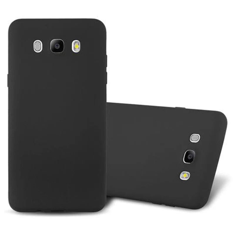 Cadorabo Hülle kompatibel mit Samsung Galaxy J7 2016 Schutzhülle aus flexiblem TPU Silikon
