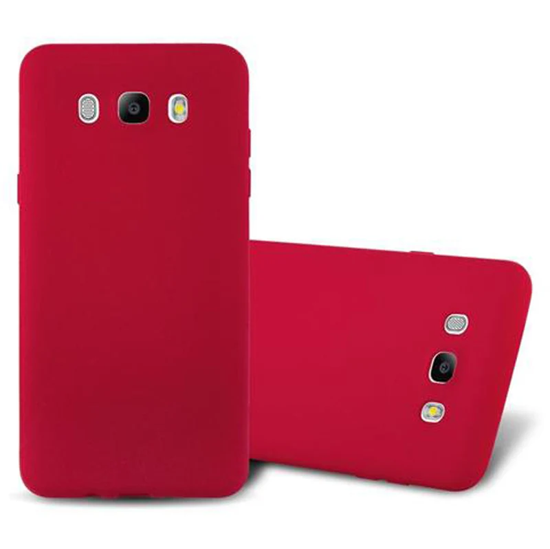 Cadorabo Hülle kompatibel mit Samsung Galaxy J7 2016 Schutzhülle aus flexiblem TPU Silikon