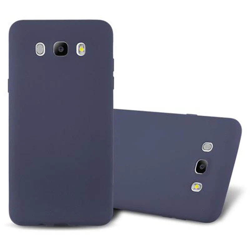 Cadorabo Hülle kompatibel mit Samsung Galaxy J7 2016 Schutzhülle aus flexiblem TPU Silikon