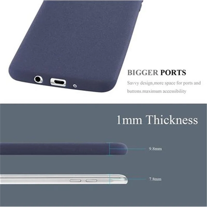 Cadorabo Hülle kompatibel mit Samsung Galaxy J7 2016 Schutzhülle aus flexiblem TPU Silikon