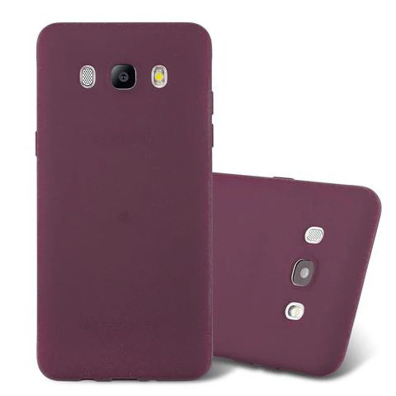 Cadorabo Hülle kompatibel mit Samsung Galaxy J5 2016 Schutzhülle aus flexiblem TPU Silikon