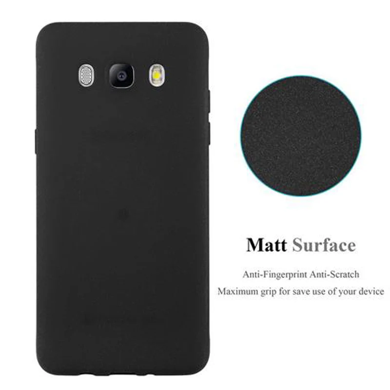 Cadorabo Hülle kompatibel mit Samsung Galaxy J5 2016 Schutzhülle aus flexiblem TPU Silikon