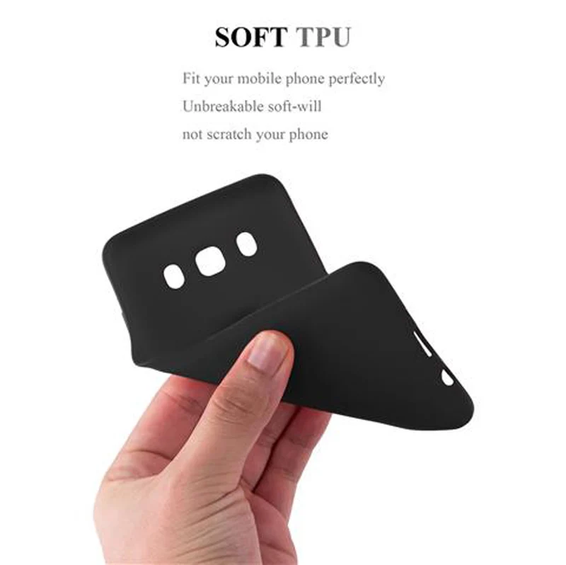 Cadorabo Hülle kompatibel mit Samsung Galaxy J5 2016 Schutzhülle aus flexiblem TPU Silikon