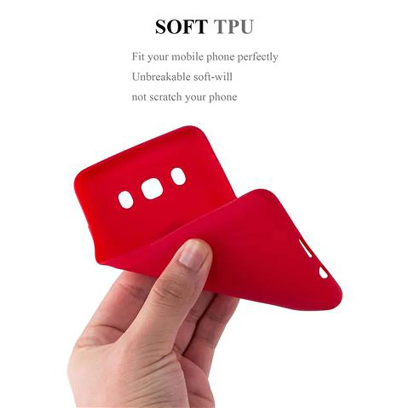 Cadorabo Hülle kompatibel mit Samsung Galaxy J5 2016 Schutzhülle aus flexiblem TPU Silikon